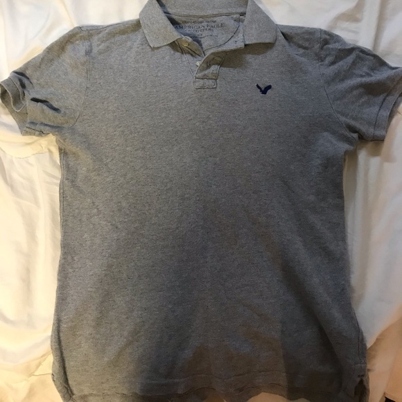 American Egle Gray Polo - Picture 2 of 4